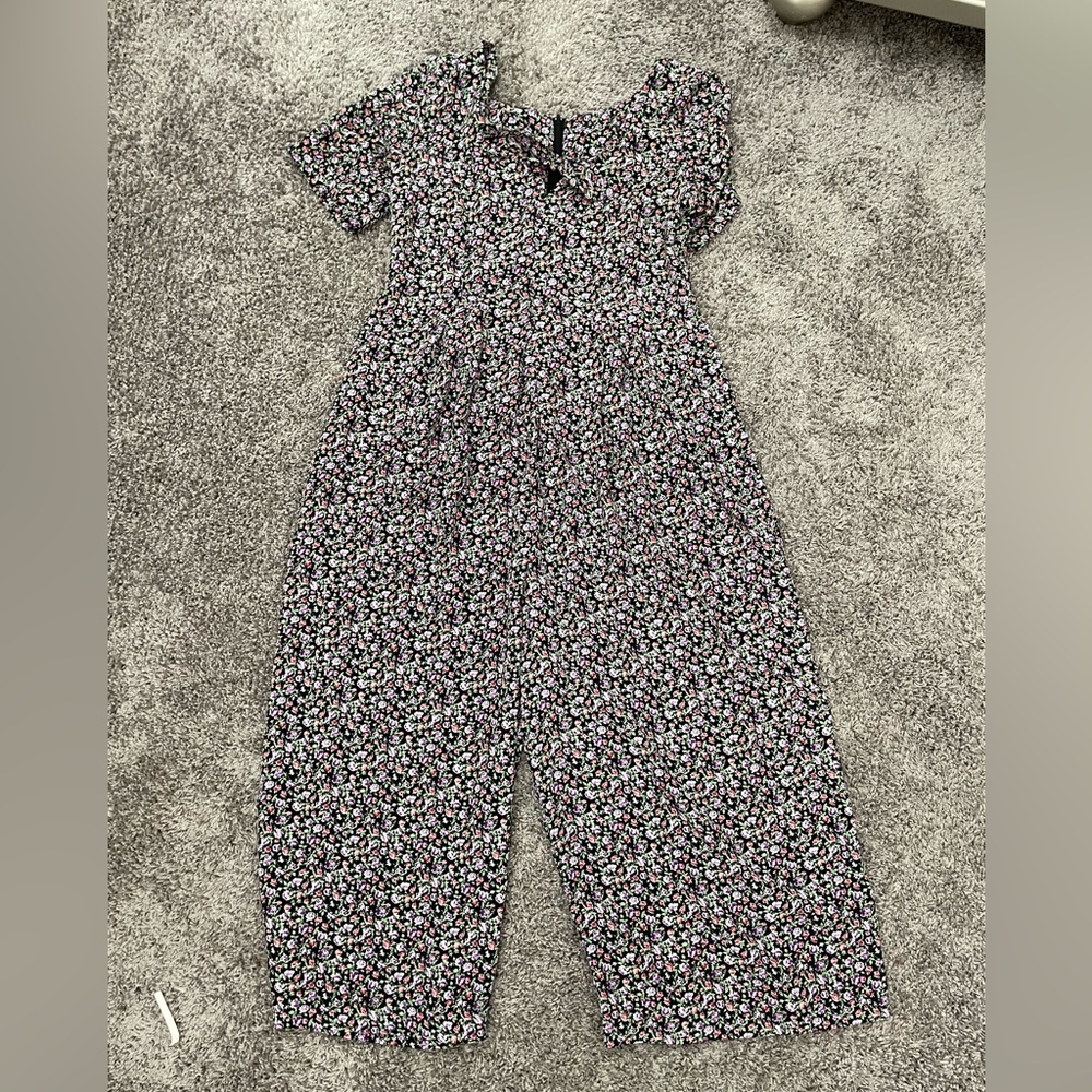 Spoiled Girls 1990s floral jumpsuit